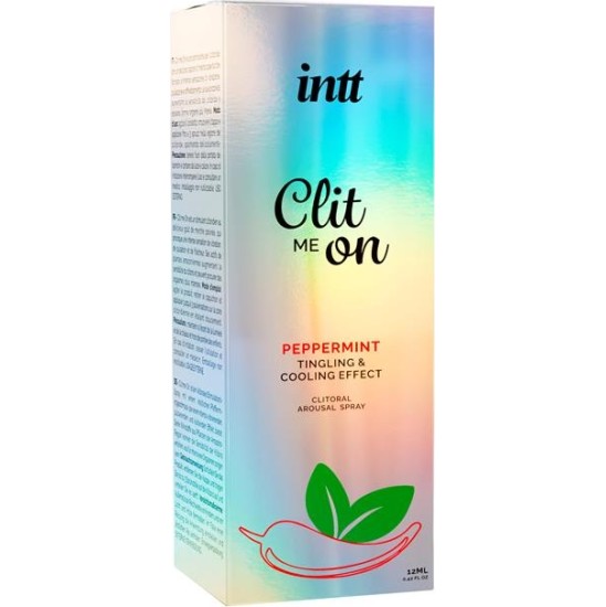 Intt Clitoris Stimulator Spray Clit Me On Peppermint 12 ml