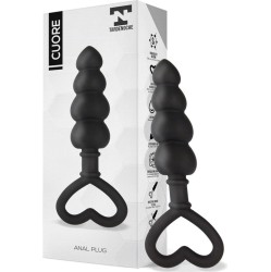Tardenoche Cuore Anal Plug Silicone Black