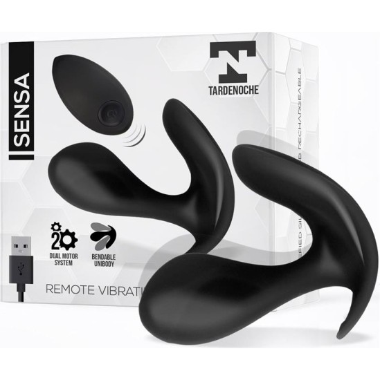 Tardenoche Sensa Stimulator Remote Control USB Liquid Silicone Black