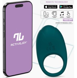 Intoyou App Series Ringo Vibrating Ring with App Unibody Green