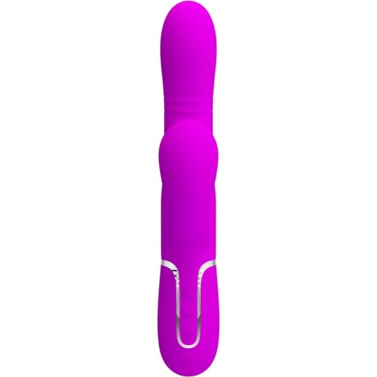 Prettylove Mariana Vibrator 4 in 1 Silicone Fuchsia