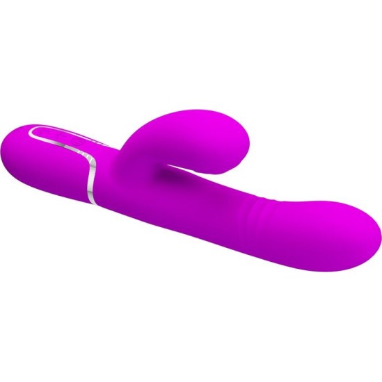 Prettylove Mariana Vibrator 4 in 1 Silicone Fuchsia