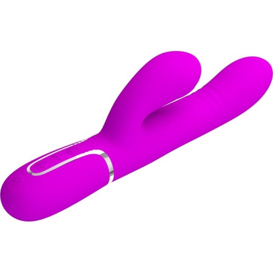 Prettylove Mariana Vibrator 4 in 1 Silicone Fuchsia