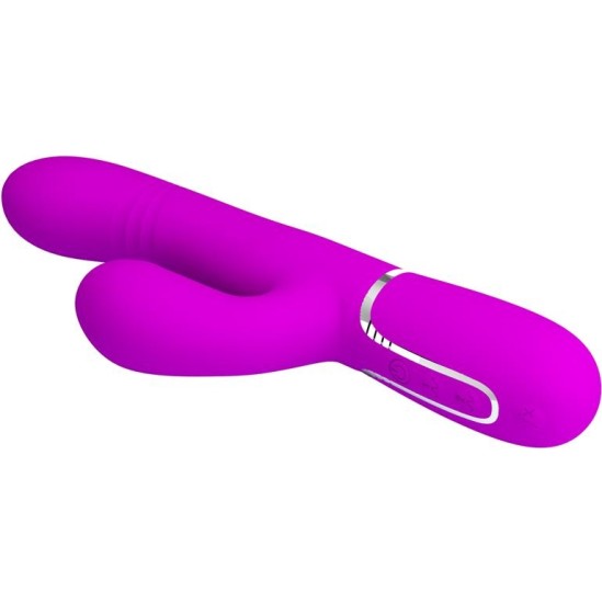 Prettylove Mariana Vibrator 4 in 1 Silicone Fuchsia