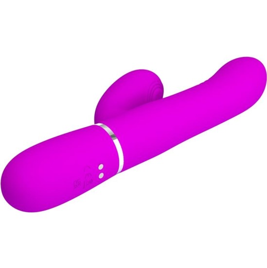Prettylove Mariana Vibrator 4 in 1 Silicone Fuchsia