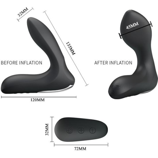 Prettylove Nasreddin Inflatable Anal Toy USB