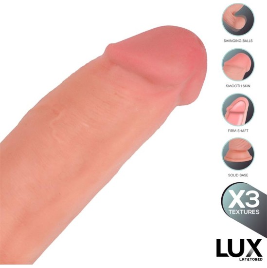 LUX Dirk Triple Density Dildo with Swinging Balls 10