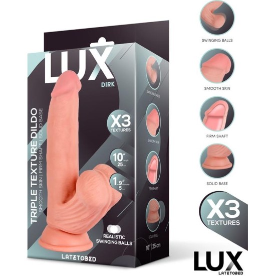 LUX Dirk Triple Density Dildo with Swinging Balls 10