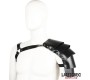 Latetobed Bdsm Line Chest Harness with Shoulder Protector
