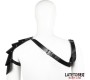 Latetobed Bdsm Line Chest Harness with Shoulder Protector