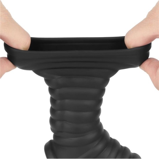 Lovetoy Vibrating Ring for Penis and Scrotum Wave Knights