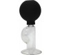 Bondage Play Nipple Pump Black Glass 1 Unit