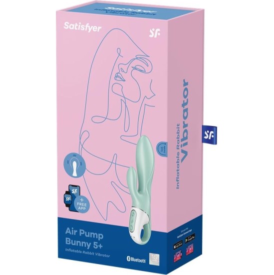Satisfyer Inflatable Rabbit Vibe Air Pump Bunny 5 with APP Satisfyer Connect