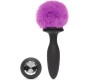 Happy Rabbit Anal Plug with Vibration and Double Base Purple Large