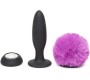 Happy Rabbit Anal Plug with Vibration and Double Base Purple Large