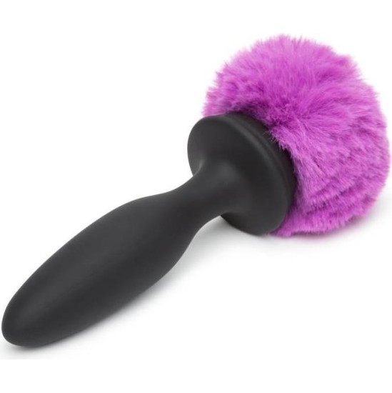 Happy Rabbit Anal Plug with Vibration and Double Base Purple Large