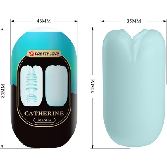 Prettylove Egg Masturbator Blue