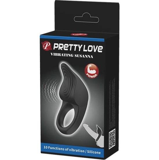 Prettylove Susanna Penis Ring with Vibration