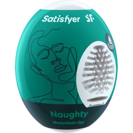 Satisfyer Masturbator Egg Single Naughty Hydro-Active