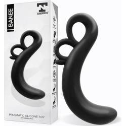 Tardenoche Banee Prostativ Stimulator with Easy Pull Silicone Black