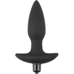 Lovetoy Butt Plug Fantasy Plug with Vibration Black