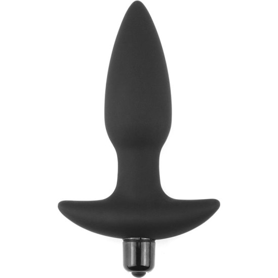 Lovetoy Butt Plug Fantasy Plug with Vibration Black