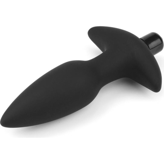 Lovetoy Butt Plug Fantasy Plug with Vibration Black
