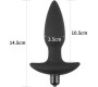 Lovetoy Butt Plug Fantasy Plug with Vibration Black