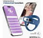 Intoyou App Series Rank Vibrating Ring with App Blue