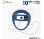 Intoyou App Series Rank Vibrating Ring with App Blue