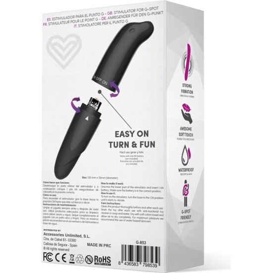 Latetobed Morton Easy Quick Stimulator Black