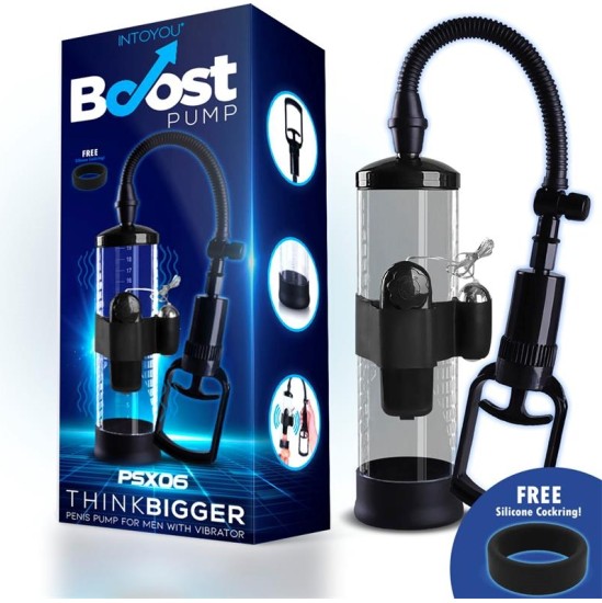Boost Pumps Manual Penis Pump with Vibration Attachment PSX06