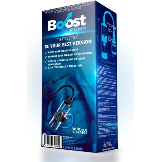 Boost Pumps Manual Penis Pump with Vibration Attachment PSX06