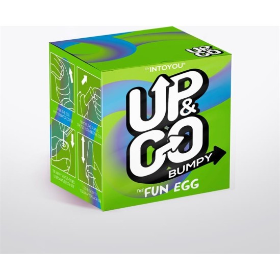 Up&Go Bumpy Masturbator Egg Elastic Green