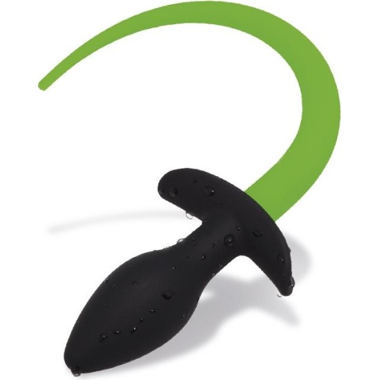 Intoyou Shining Line Glow in the Dark Dog Tail Butt Plug