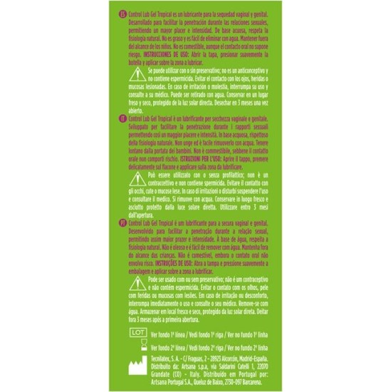 Control Tropical Lubricant 75 ml