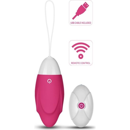 Lovetoy Vibrating Egg IJoy Remote Control USB Pink
