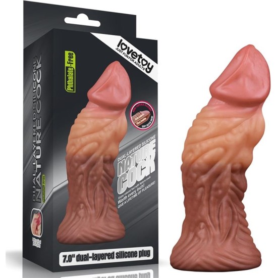 Lovetoy Dildo Nature 7 Dual Layer