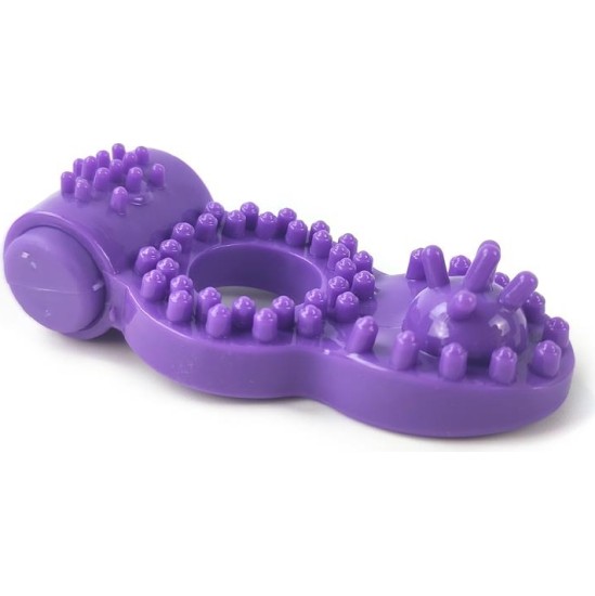 A-Gusto Vibrating Penis Ring Purple