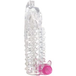 A-Gusto Vibrating Penis Sleeve Clear