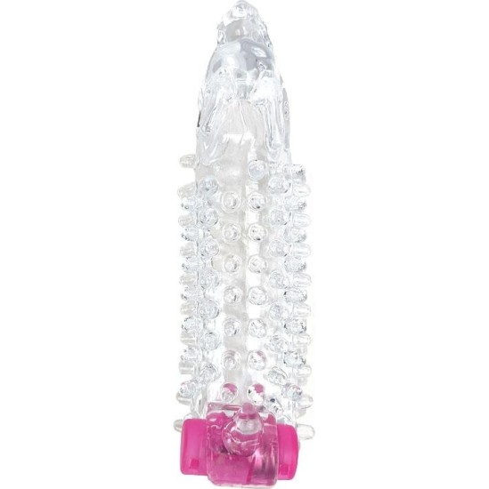 A-Gusto Vibrating Penis Sleeve Clear