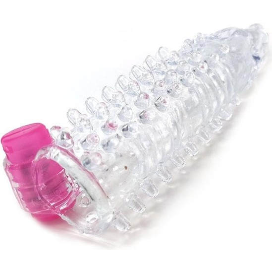 A-Gusto Vibrating Penis Sleeve Clear