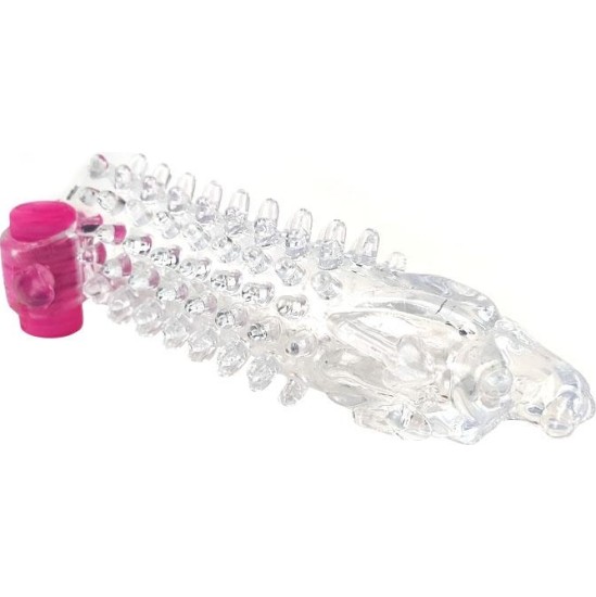 A-Gusto Vibrating Penis Sleeve Clear