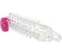 A-Gusto Vibrating Penis Sleeve Clear