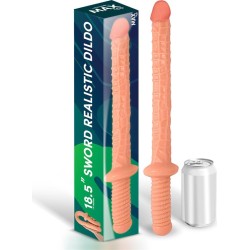 Max & Co Blade Realistic Dildo Sword 18.5 Flesh
