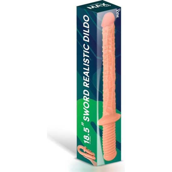Max & Co Blade Realistic Dildo Sword 18.5 Flesh