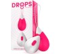 Drops Vibrating Egg Remote Control USB Silicone Pink