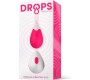 Drops Vibrating Egg Remote Control USB Silicone Pink