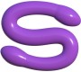 Classix Double Dildo Whammy Purple
