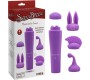 Chisa Stimulator with 4 Heads Sweet Purple